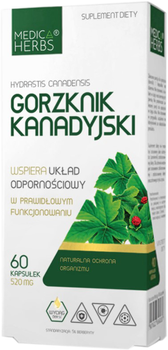 Харчова добавка Medica Herbs Goldenseal 60 капсул (5907622656620)