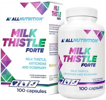 Allnutrition Milk Thistle Forte 100 kapsułek (5902837746203)