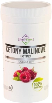 Soul-farm Ketony Malinowe ekstrakt 60 kapsułek (5902706732634)