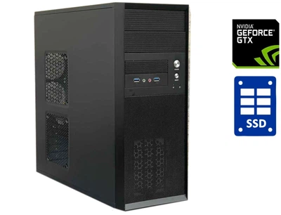Ігровий ПК Gigabyte GA Tower / Core i3-7100 (2(4) ядра по 3.9GHz) / 8GB DDR4 / 256GB SSD / GeForce GTX 750 Ti, 2GB GDDR5, 128-bit б/в