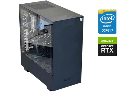 Игровой ПК NZXT Tower Intel Core i7-10700F (8(16) ядер по 2.9-4.8