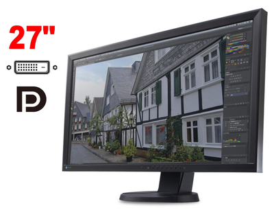 Монитор Eizo FlexScan EV2736W / 27" (2560x1440) IPS / 1x DP, 1x DVI, 1x USB Type-B, 2x USB 2.0 / 2х 1W / VESA100x100 / Pivot б/у