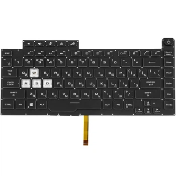 Клавіатура для ноутбука Asus G512LU з підсвічуванням клавіш (0KNR0-4614RU00) ( 97264 )
