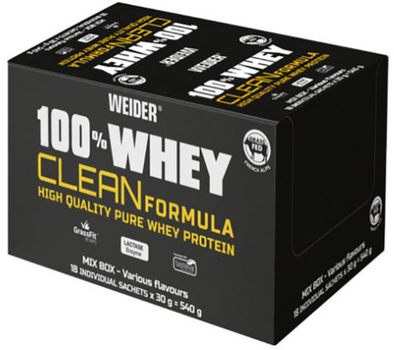 Białko Mix Box 100% Whey Clean Protein 18 sasz x 30 g Czekolada-Kakao (8414192315613)