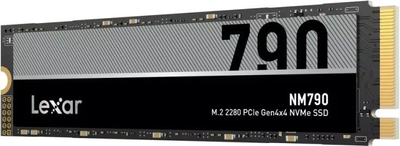 Dysk SSD Lexar NM790 1TB NVMe M.2 PCIe 4.0 x4 3D NAND (TLC) (LNM790X001T-RNNNG)