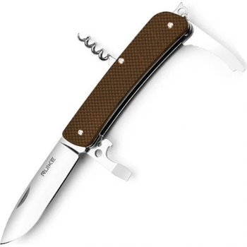 Нож Ruike Criterion Collection L21, коричневый