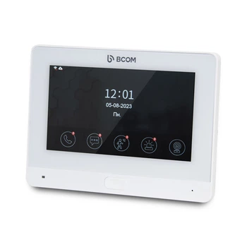 Wi-Fi відеодомофон 7" BCOM BD-760FHD/T White з підтримкою Tuya Smart (248877)
