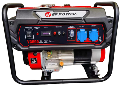 Бензиновий генератор EF POWER V3600 (3.0 кВт)