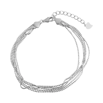 Серебряный браслет с без камней, вес изделия 4,57 гр (2080275)