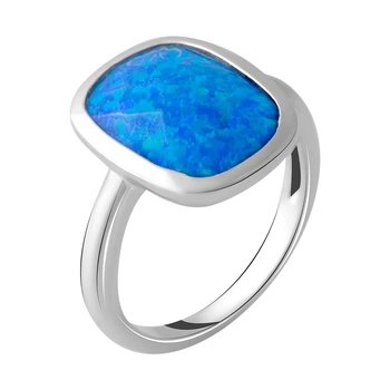 Серебряное кольцо с опалом 2.55ct, вес изделия 3,55 гр (2050735)