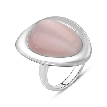 Серебряное кольцо с кошачьим глазом 15.267ct, вес изделия 10,24 гр (2125853)