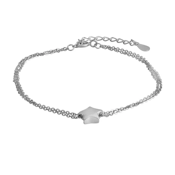 Серебряный браслет с без камней, вес изделия 1,69 гр (2137795)