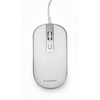 Мышь Gembird MUS-4B-06-WS White/Silver