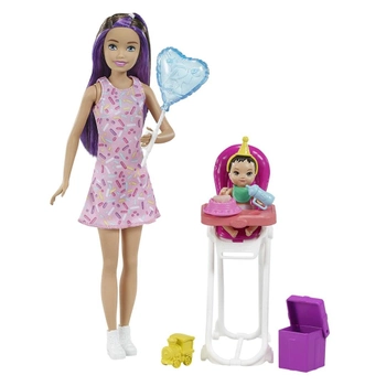Ігровий набір із ляльками Barbie Няня Барбі GRP40 (887961909623)