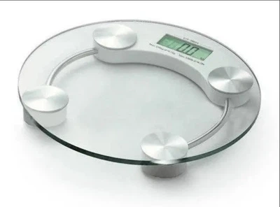 Напольные весы 2003А Personal Scale круглые для дома, закаленное стекло