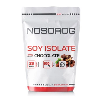 Протеин соевый изолят Nosorog Soy Isolate банан, 1 кг