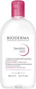 Міцелярний лосьйон Bioderma Sensibio H2O для чутливої шкіри 500 мл (3401345935571)