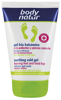 Охолоджувальний крем для ніг проти втоми Body Natur Cold Gel for tired legs & feet заспокійливий 100 мл (8414719400211)