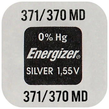 Батарейка SR920 (371) Energizer 1,55V silver oxide (1 шт.)