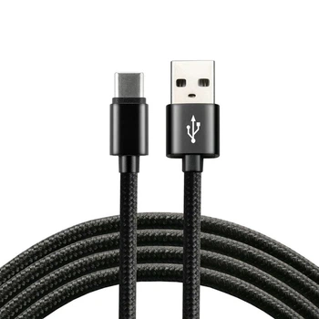 Кабель USB to USB-C everActive CBB-1CB 1m, USB 2.0, PD 3A 60W, Black в оплетке