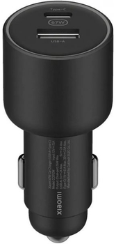 Ładowarka samochodowa Xiaomi Car Charger 67W (USB-A + Type-C) (43907)