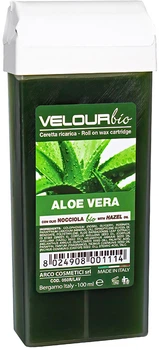 Воск для депиляции Arcocere Velour Bio Aloe Vera 100 мл (8024908001114)