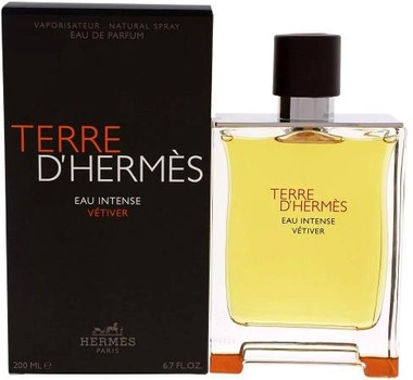 Парфумована вода для чоловіків Hermes Terre D'Hermes Eau Vetiver Intense 200 мл (3346131431625)