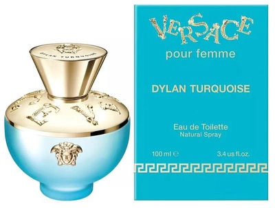 Woda toaletowa damska Versace Pour Femme Dylan Turkusowy 100 ml (8011003858552)