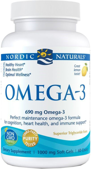 Харчова добавка Nordic Naturals Омега-3 60 капсул (768990017605)