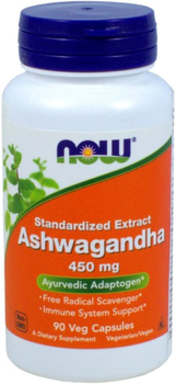 Suplement diety Now Foods Ashwagandha 450mg 90 kapsulek (733739046031)