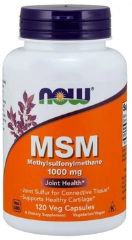 Now Foods MSM Metylosulfonylometan 120 kapsułek (733739021205)