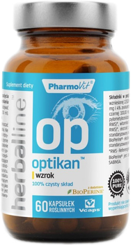 Suplement diety Pharmovit Herbaline Optican 60 kapsułek Wzrok (5902811236737)