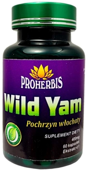 Proherbis Pochrzyn Wild Yam 60 kapsułek (5902687151523)