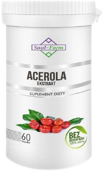 Екстракт ацероли Soul Farm Premium 600 мг 60 капсул (5902706732412)