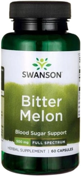 Харчова добавка Swanson Fs Гірка диня 500 мг 60 капсул (87614111612)