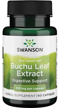 Suplement diety Swanson Fs Buchu Leaf Bukko Brzozowe 60 tabletek (87614112657)