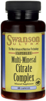 Харчова добавка Swanson Citrate Multi Mineral Complex 60 капсул (87614024219)