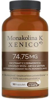 Харчова добавка Xenico Pharma Монаколін К 90 капсул (5905279876972)