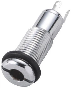 Модульный разъем под 1/4" Jack для электрогитары PAXPHIL LJ45 CYLINDER JACK (CHROME)