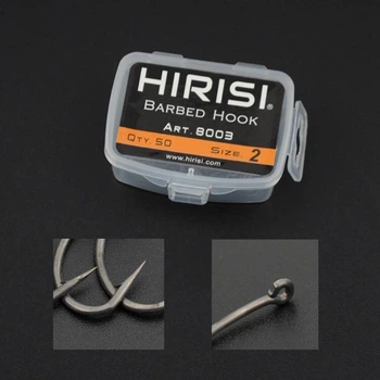Рыболовные крючки для рыбалки 50 шт Hirisi №1359