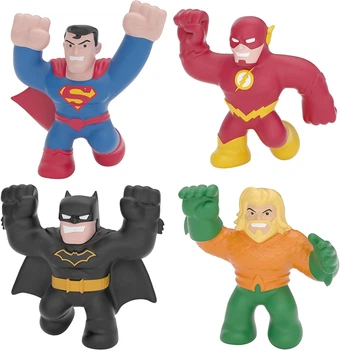 Набор супергероев Гуджитсу: Аквамен, Бэтмен, Супермен, Флеш Goo Jit Zu Aquaman, Batman, Superman and The Flash