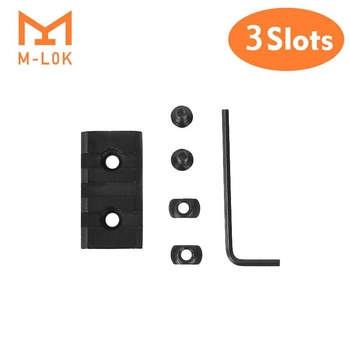 Планка для цівки M-LOK 3 Slot Picatinny/Weaver