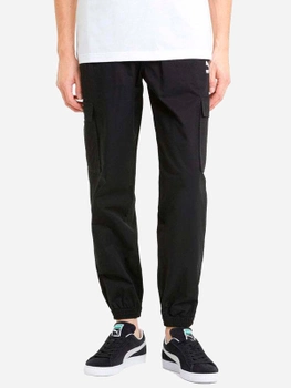 Спортивні штани чоловічі Puma Cotton Classic Twill 599805-01 XL Чорні (4063697463899)