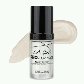 Аджастер Білий L.A.Girl Pro Coverage Illuminating Foundation White 28мл.