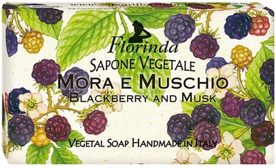 Мыло натуральное "Ежевика и мускус" Florinda Water Blackberry Musk 100g (721821-1116206-2)