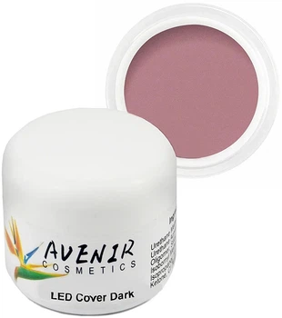 Гель для наращивания ногтей - Avenir Cosmetics LED Cover Dark 15ml (979004-1264000-2)
