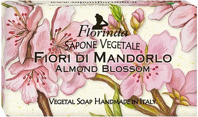Мыло натуральное "Цветок миндаля" Florinda Almond Blossom 100g (100g, 200g) (721411-1317604-2)
