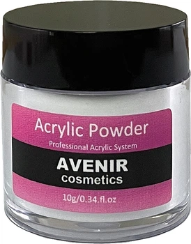 Пудра акриловая, прозрачная для ногтей - Avenir Acrylic Powder 10g (980588-1268074-2)