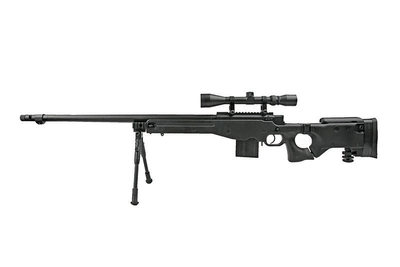 Снайперська гвинтівка L96 MB4403D з оптикою та сошками [WELL]