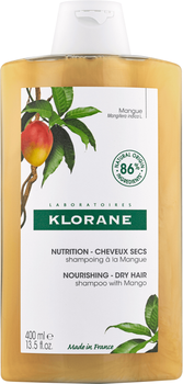 Живильний шампунь для сухого волосся Klorane Манго 400 мл (3282770140941)
